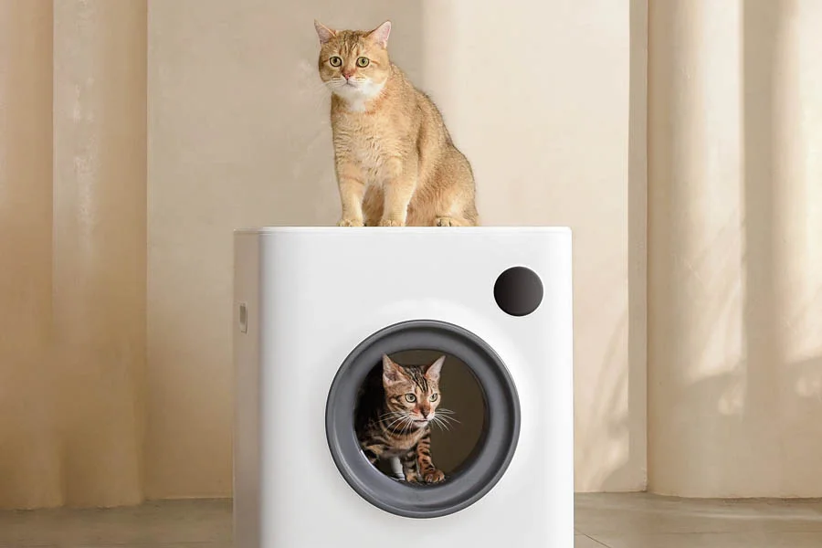 easy clean litter box